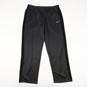 Nike The Athletic Dept. Mens Large Basketball Drill Pants Gray Black Pockets